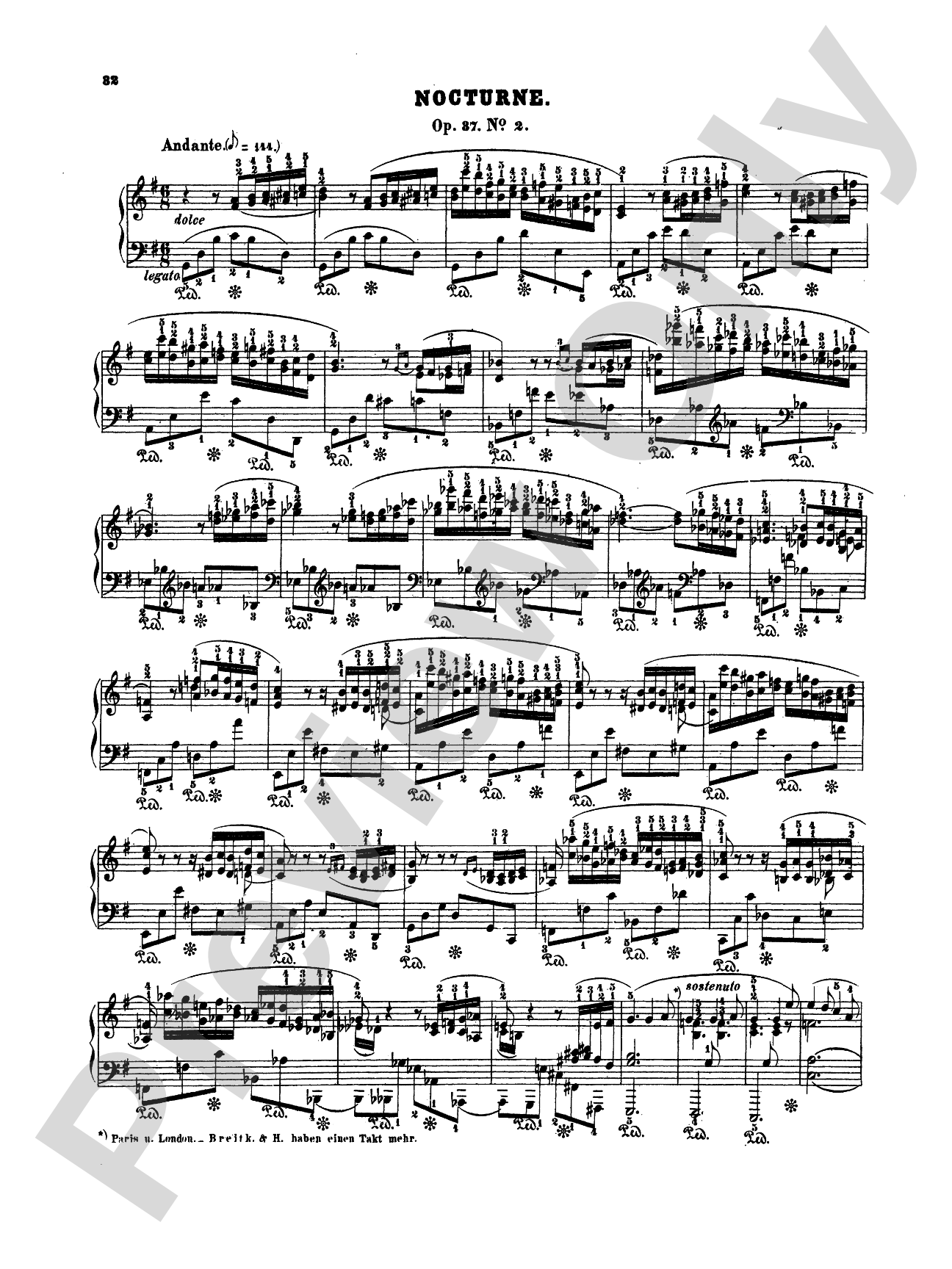Chopin: Nineteen Nocturnes (Ed. Eduard Mertke)
