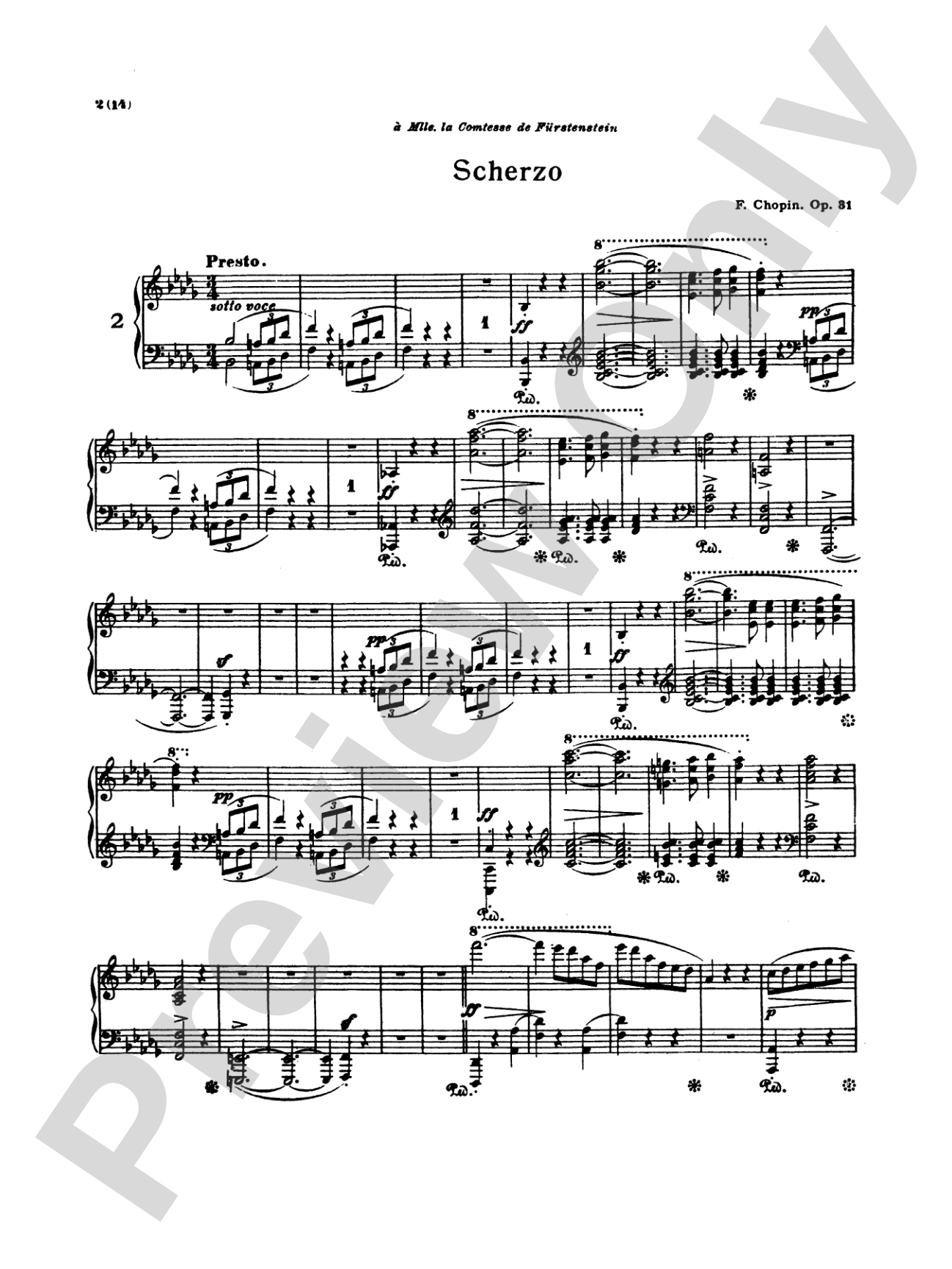 Chopin: Scherzi and Fantasy in F Minor (Ed. Franz Liszt)