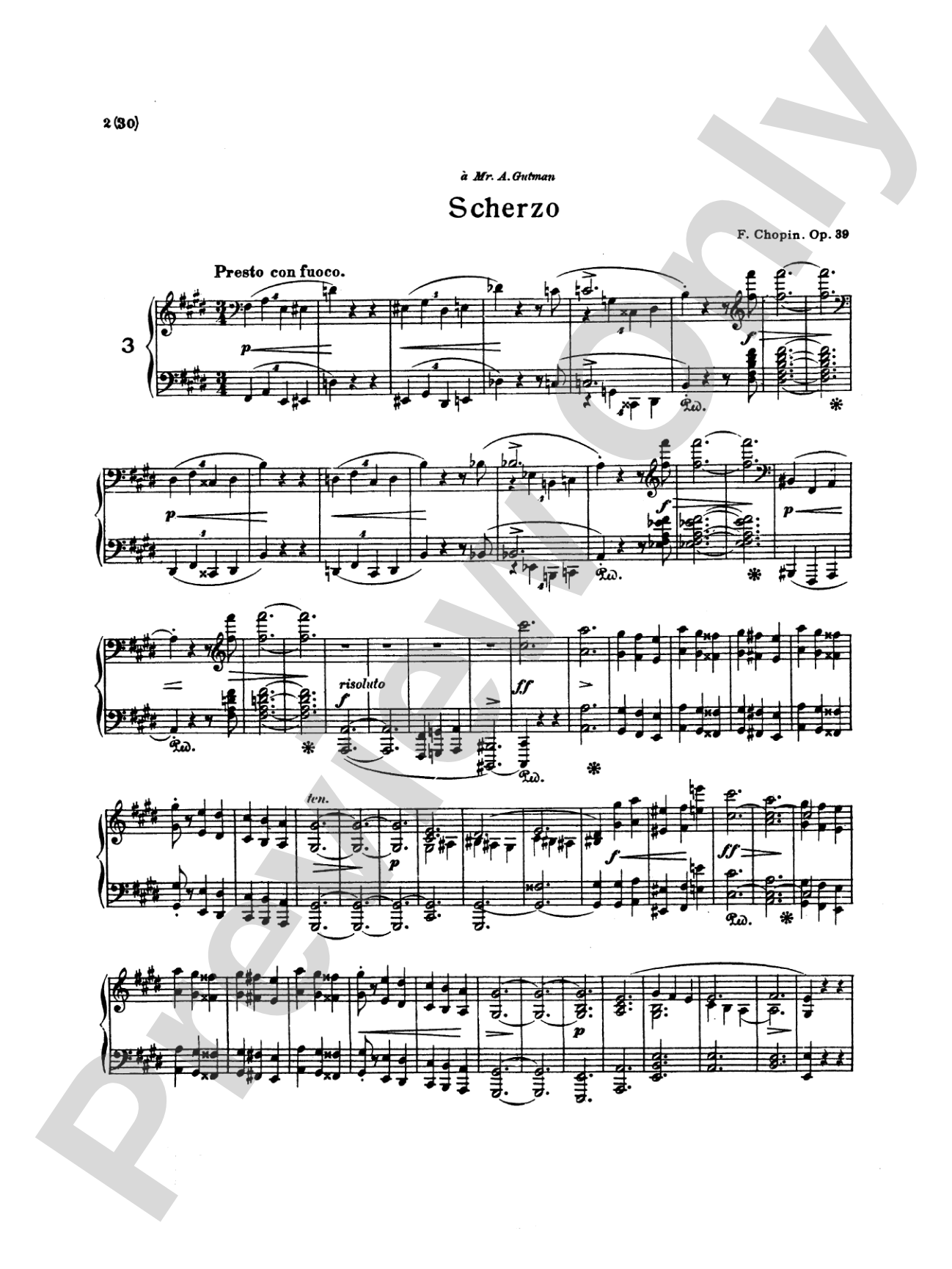 Chopin: Scherzi and Fantasy in F Minor (Ed. Franz Liszt)