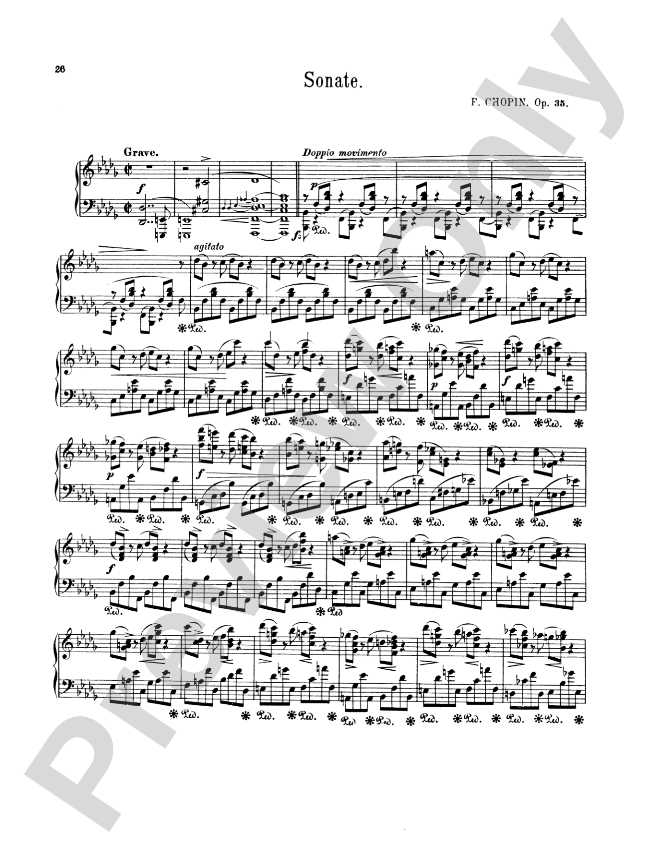 Chopin: Three Sonatas (Ed. Franz Liszt)