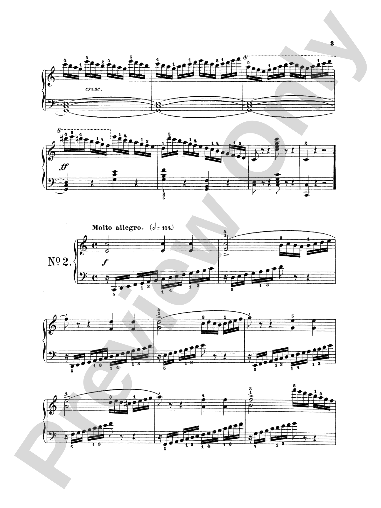Czerny: School of Velocity, Op. 299 (Volume I): Piano Book