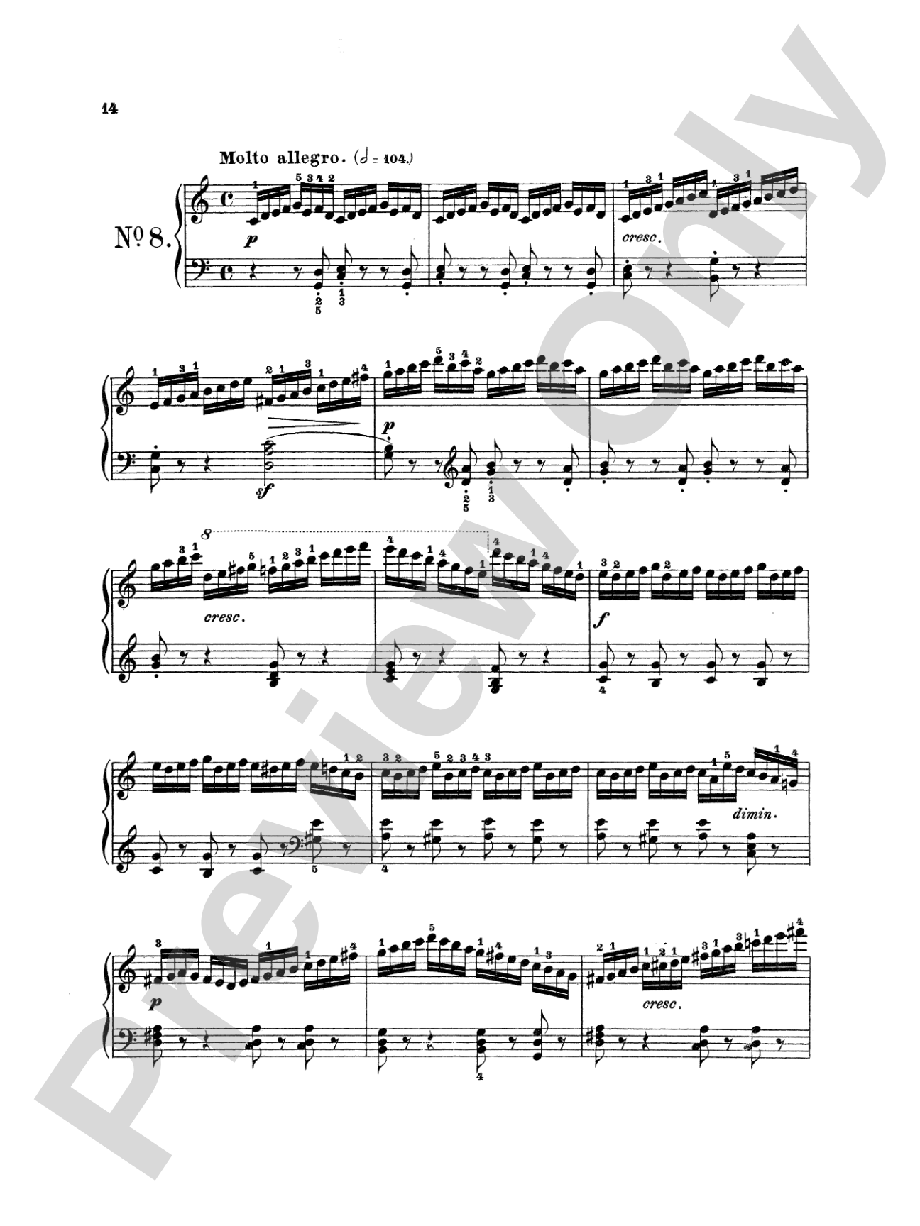 Czerny: School of Velocity, Op. 299 (Volume I)