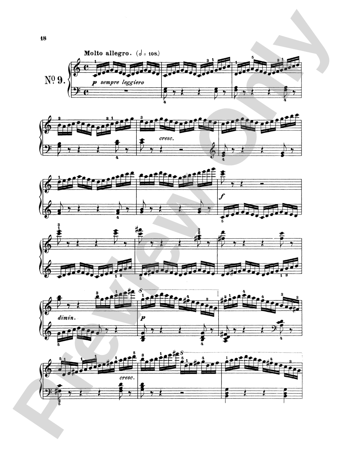Czerny: School of Velocity, Op. 299 (Volume I)