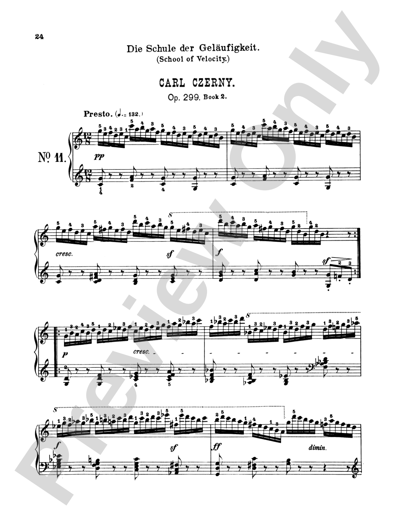 Czerny: School of Velocity, Op. 299 (Complete)