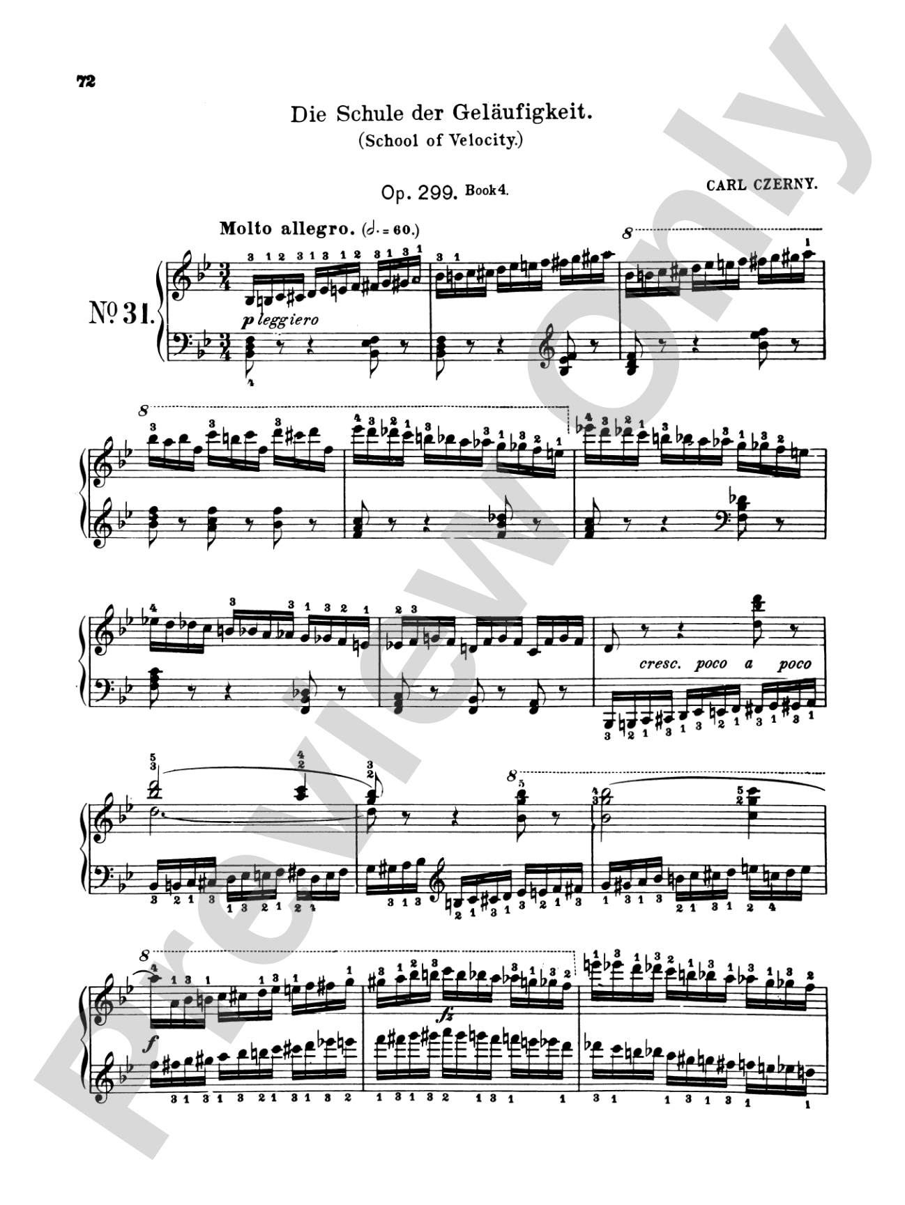 Czerny: School of Velocity, Op. 299 (Complete)