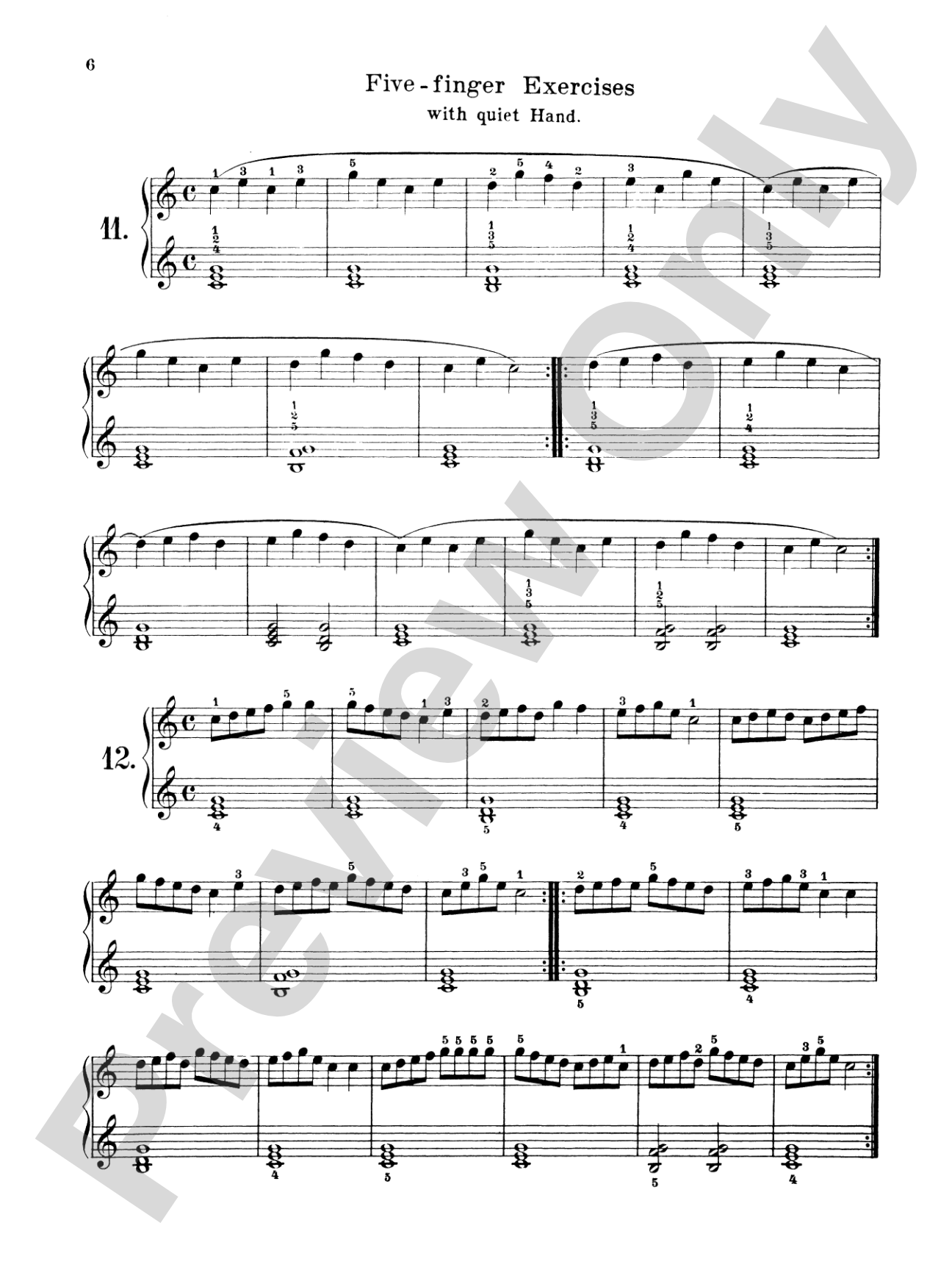 Czerny: Practical Method for Beginners, Op. 599