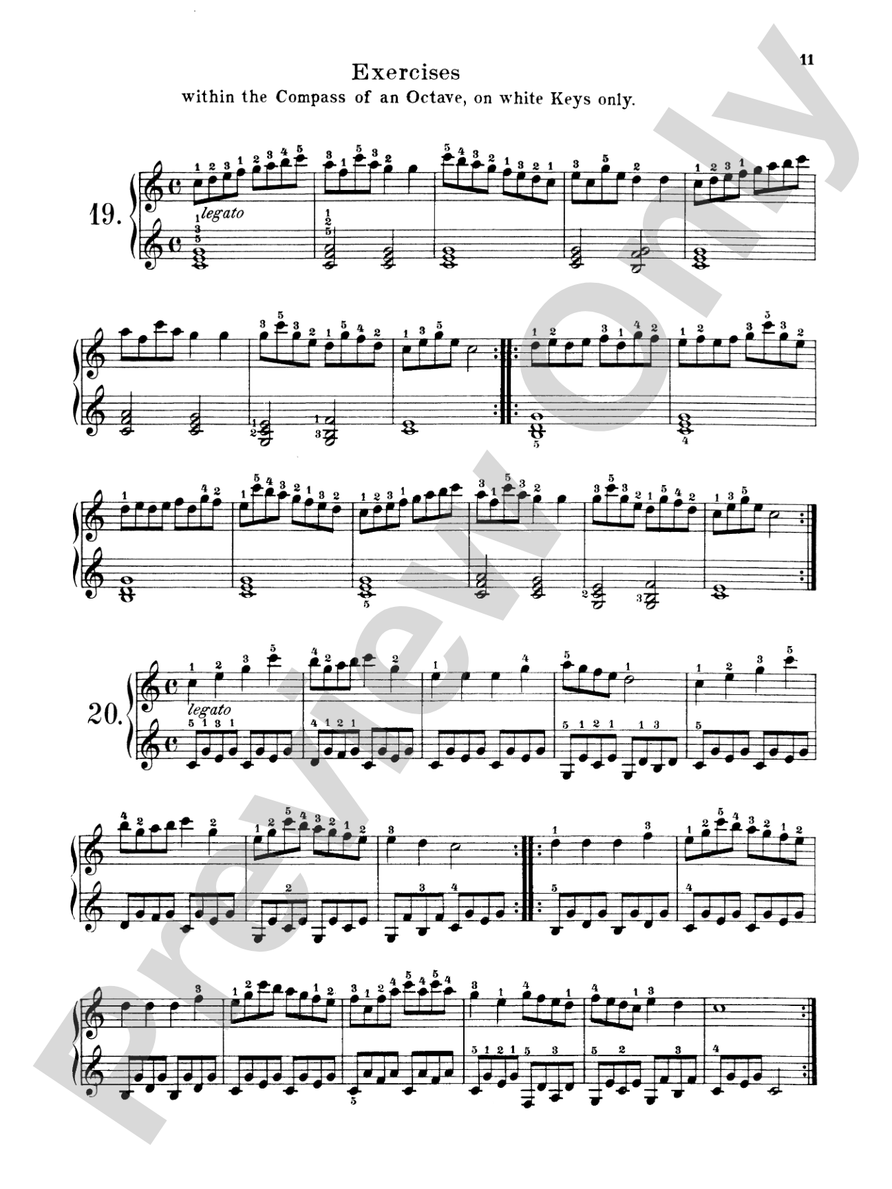 Czerny: Practical Method for Beginners, Op. 599