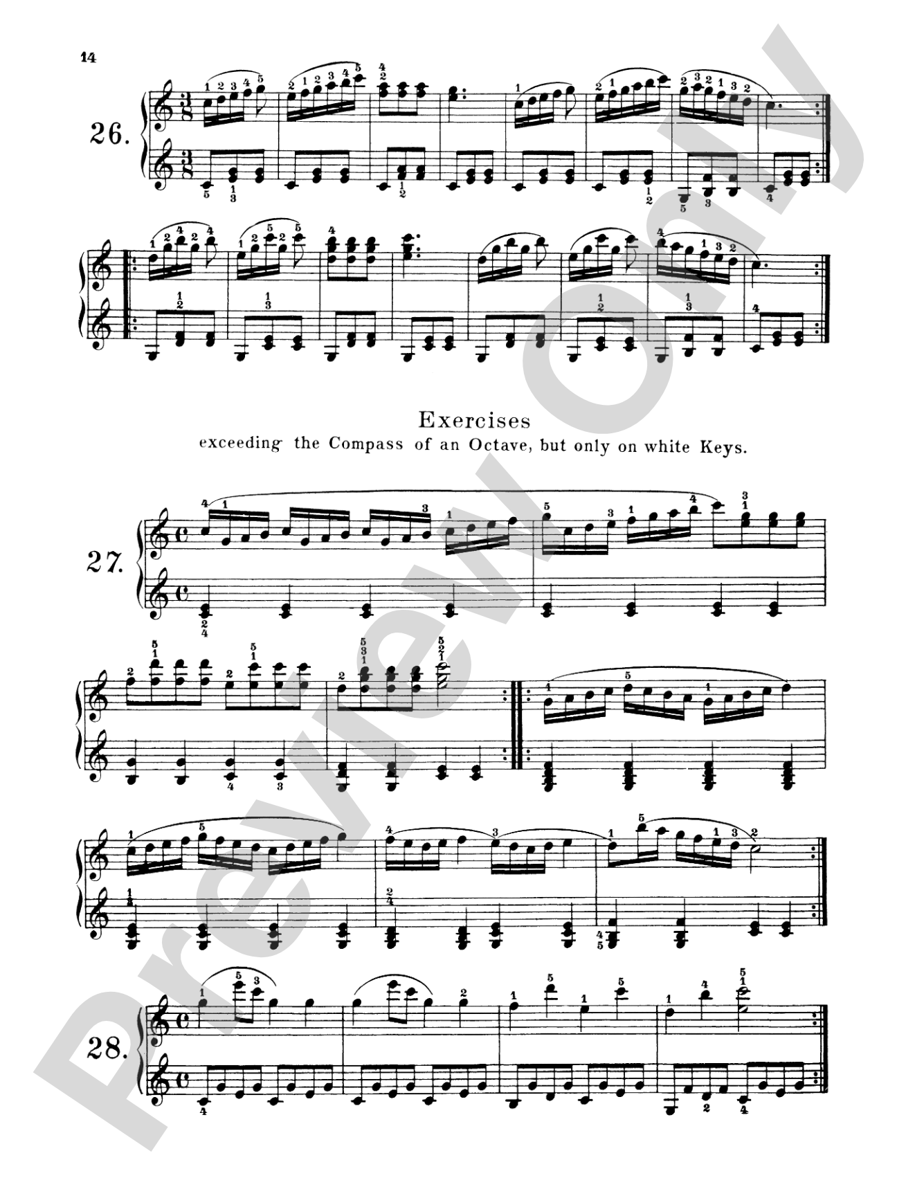 Czerny: Practical Method for Beginners, Op. 599