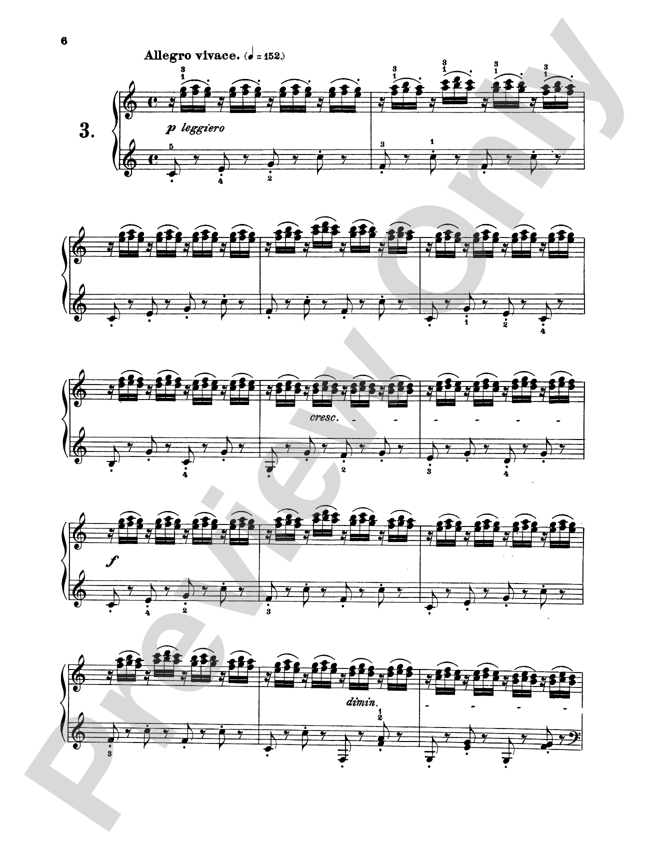 Czerny: Preparatory School of Velocity, Op. 636