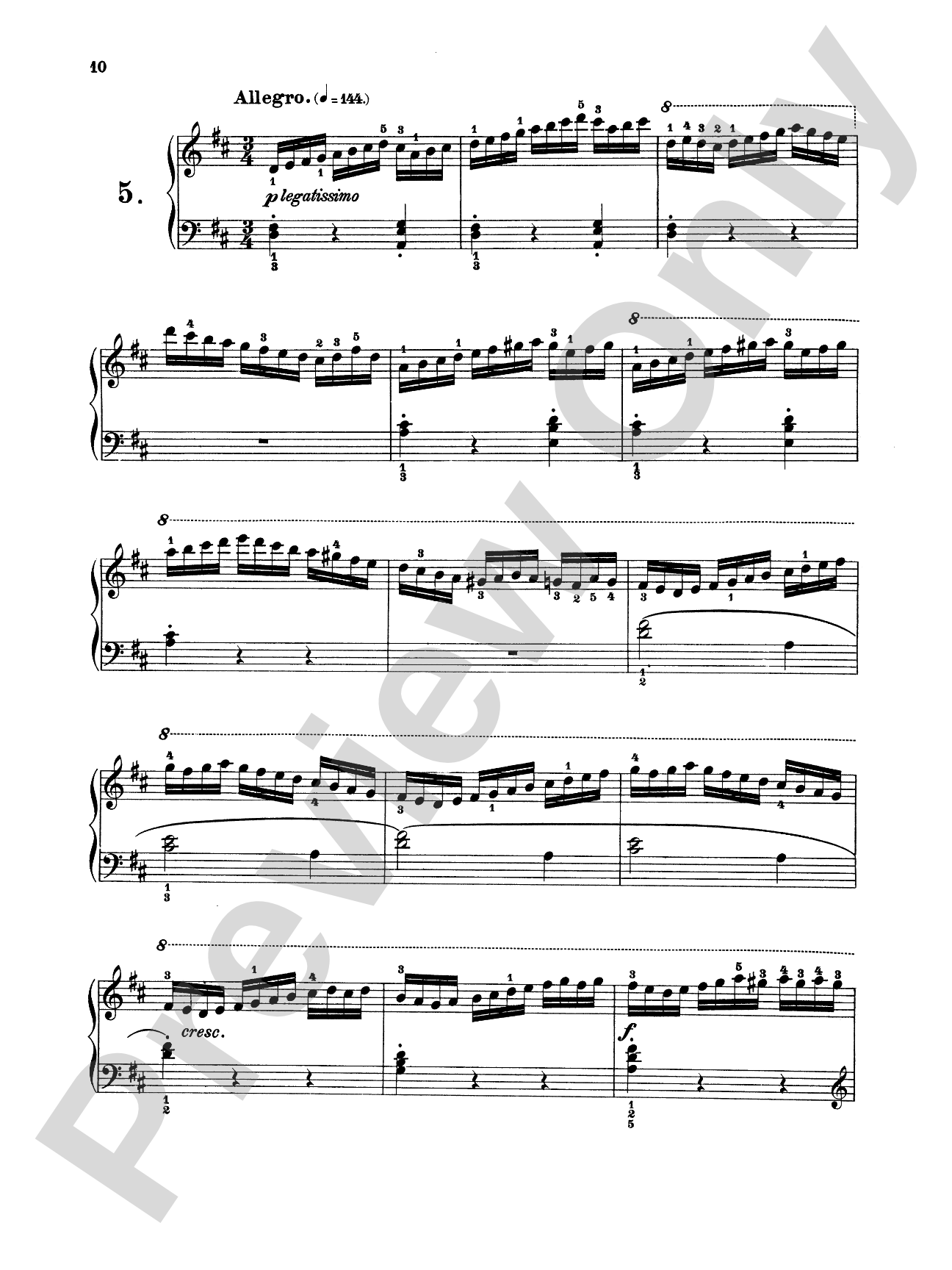 Czerny: Preparatory School of Velocity, Op. 636