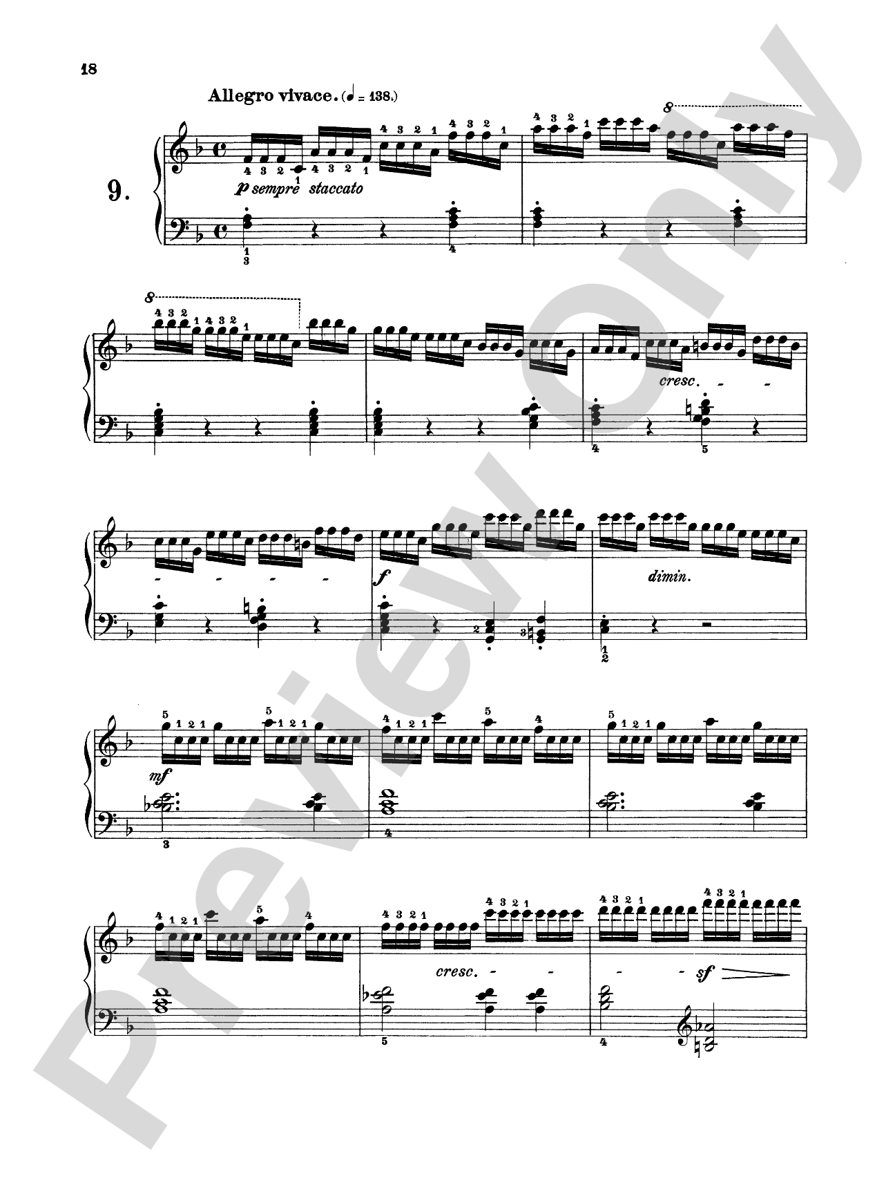 Czerny: Preparatory School of Velocity, Op. 636