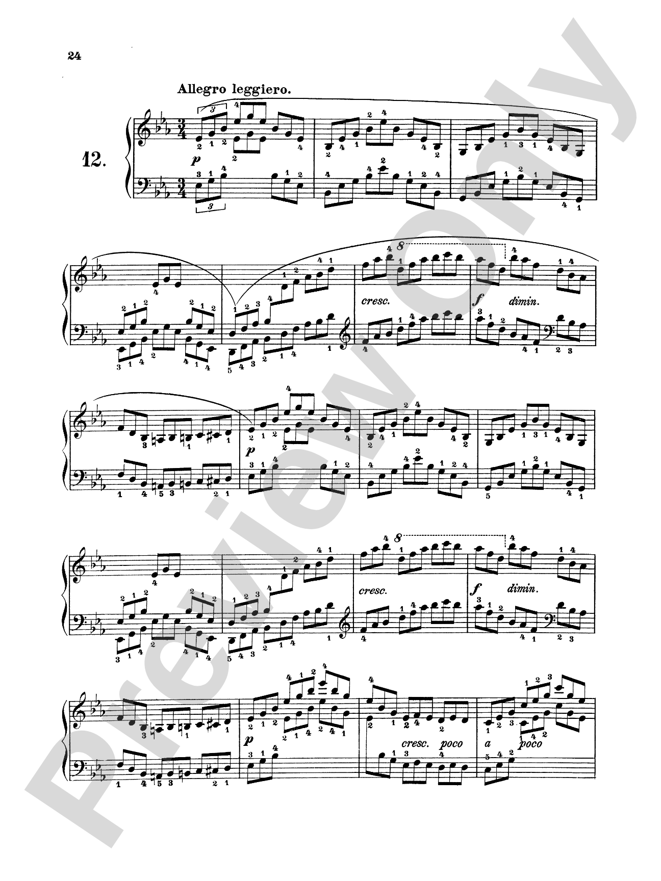 Czerny: Preparatory School of Velocity, Op. 636