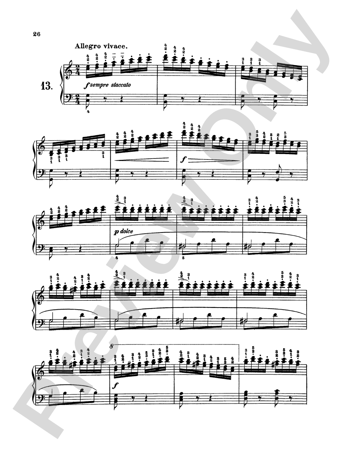 Czerny: Preparatory School of Velocity, Op. 636