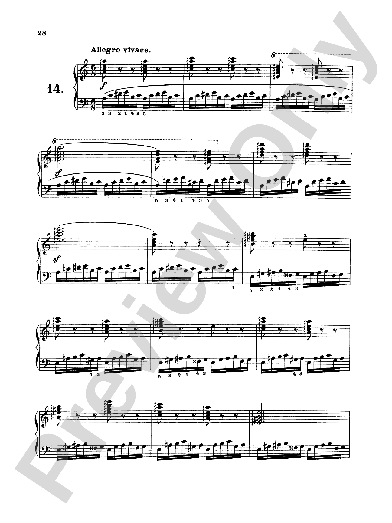 Czerny: Preparatory School of Velocity, Op. 636