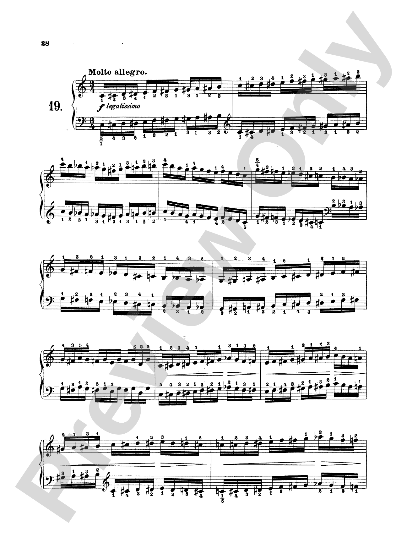 Czerny: Preparatory School of Velocity, Op. 636