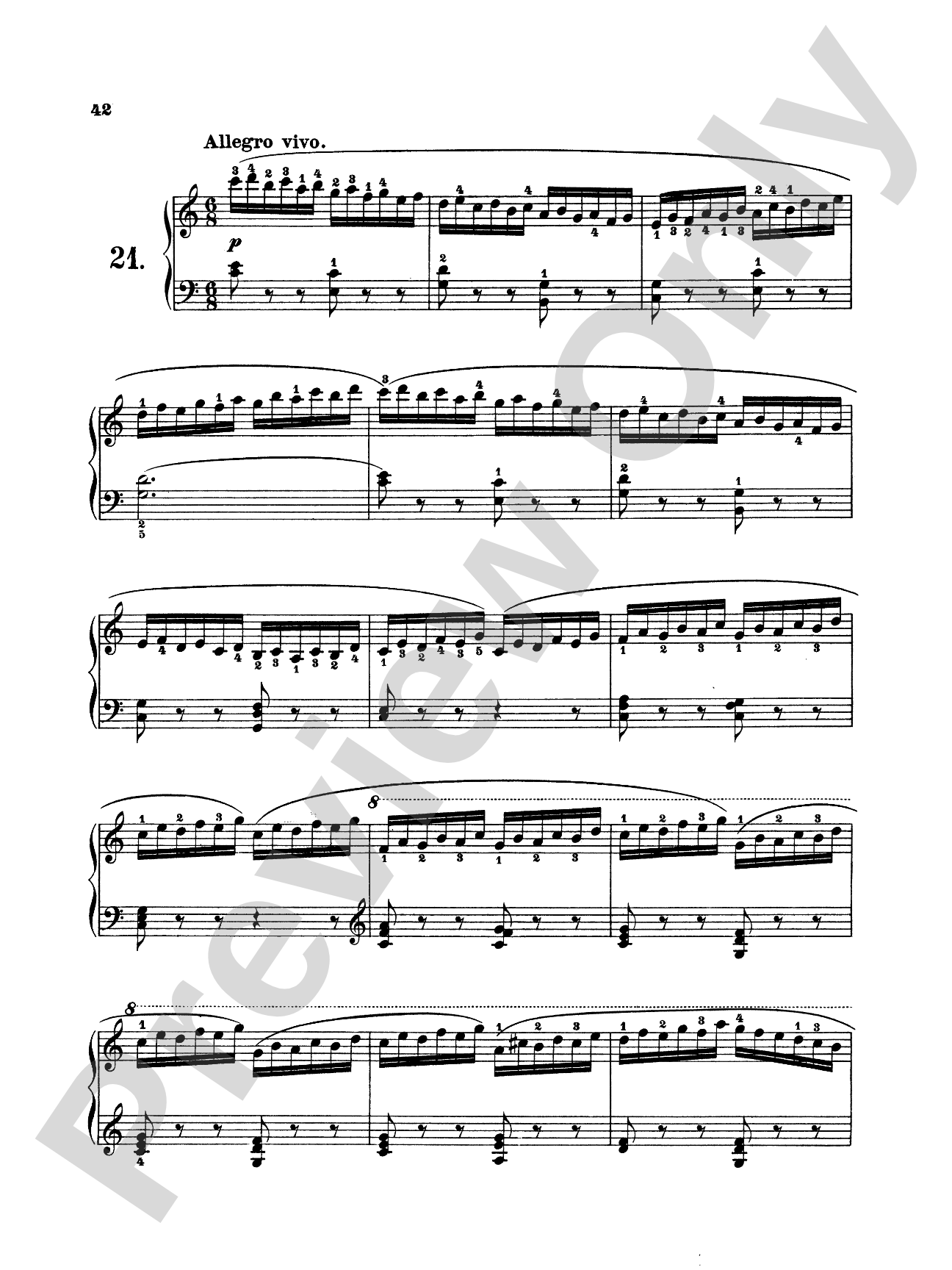 Czerny: Preparatory School of Velocity, Op. 636