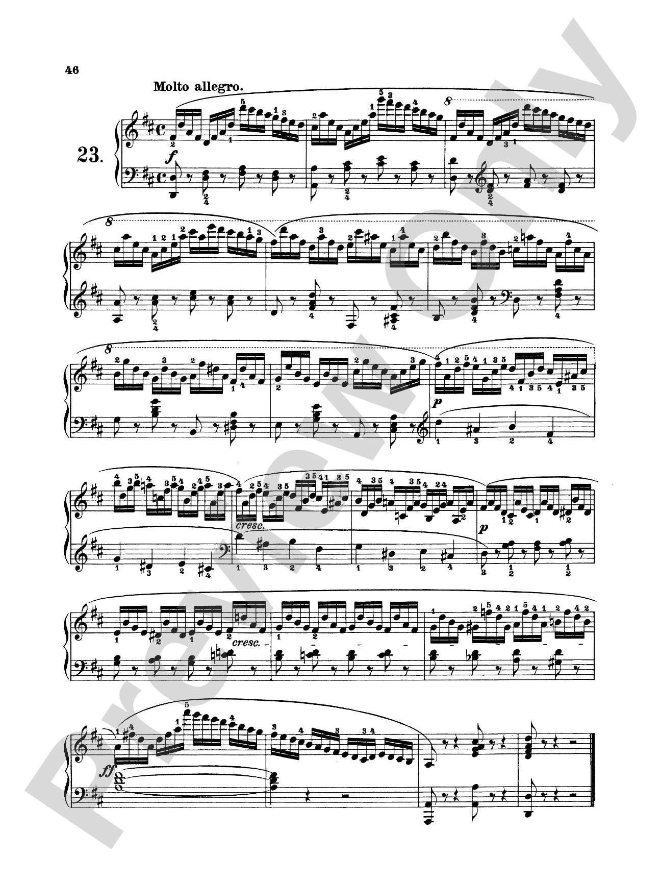 Czerny: Preparatory School of Velocity, Op. 636