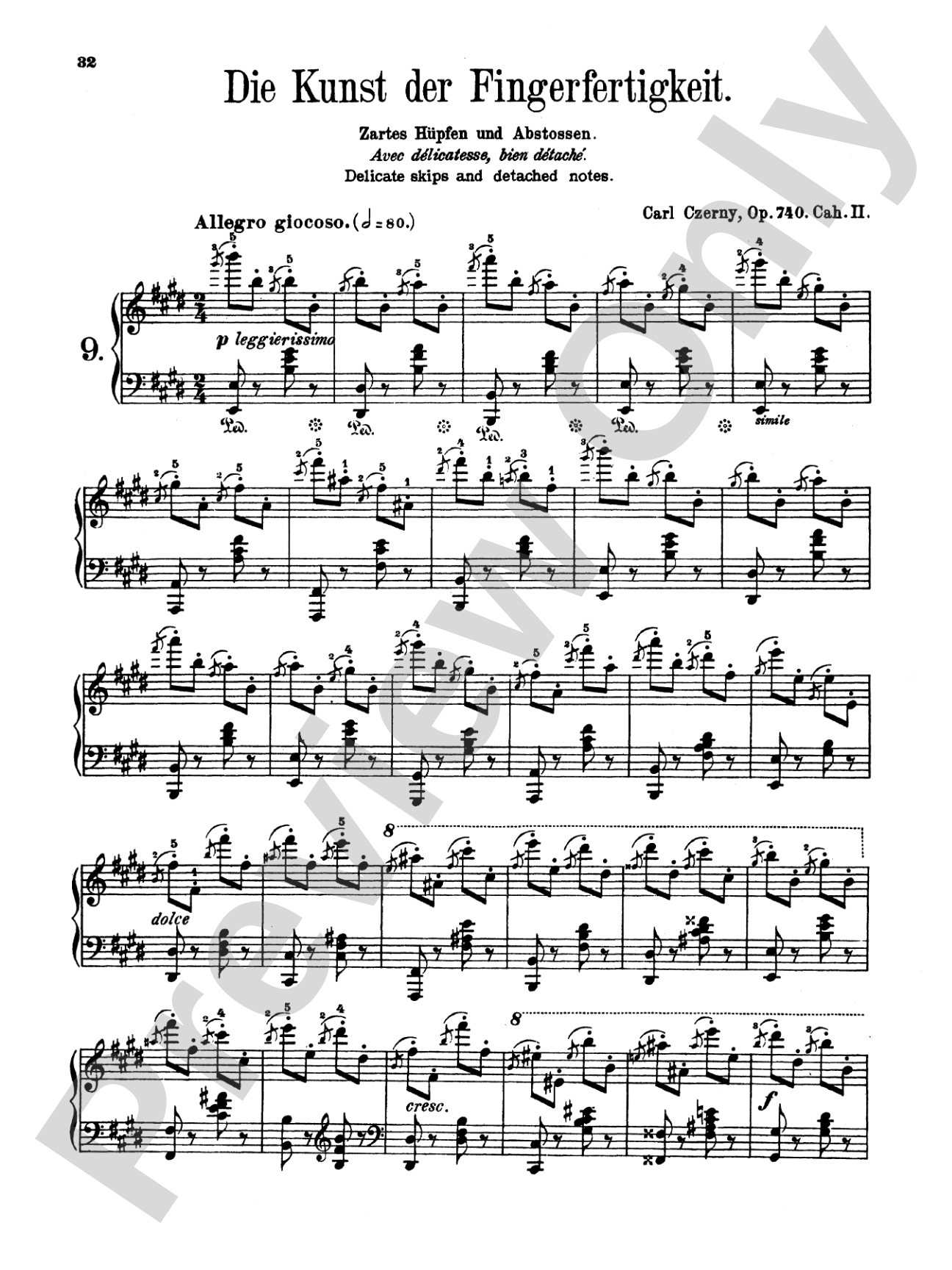 Czerny: Art of Finger Dexterity, Op. 740, Complete
