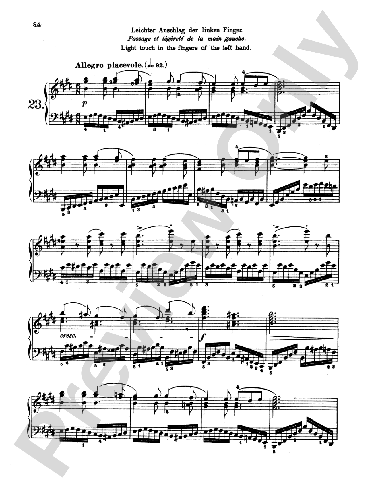Czerny: Art of Finger Dexterity, Op. 740, Complete