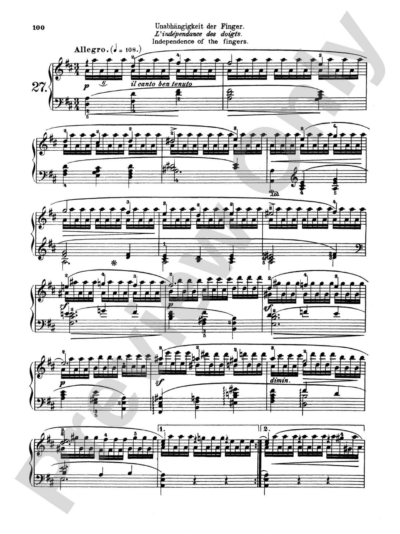 Czerny: Art of Finger Dexterity, Op. 740, Complete