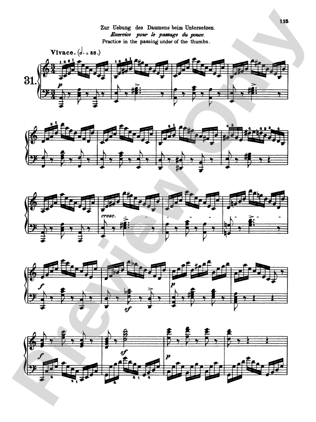 Czerny: Art of Finger Dexterity, Op. 740, Complete