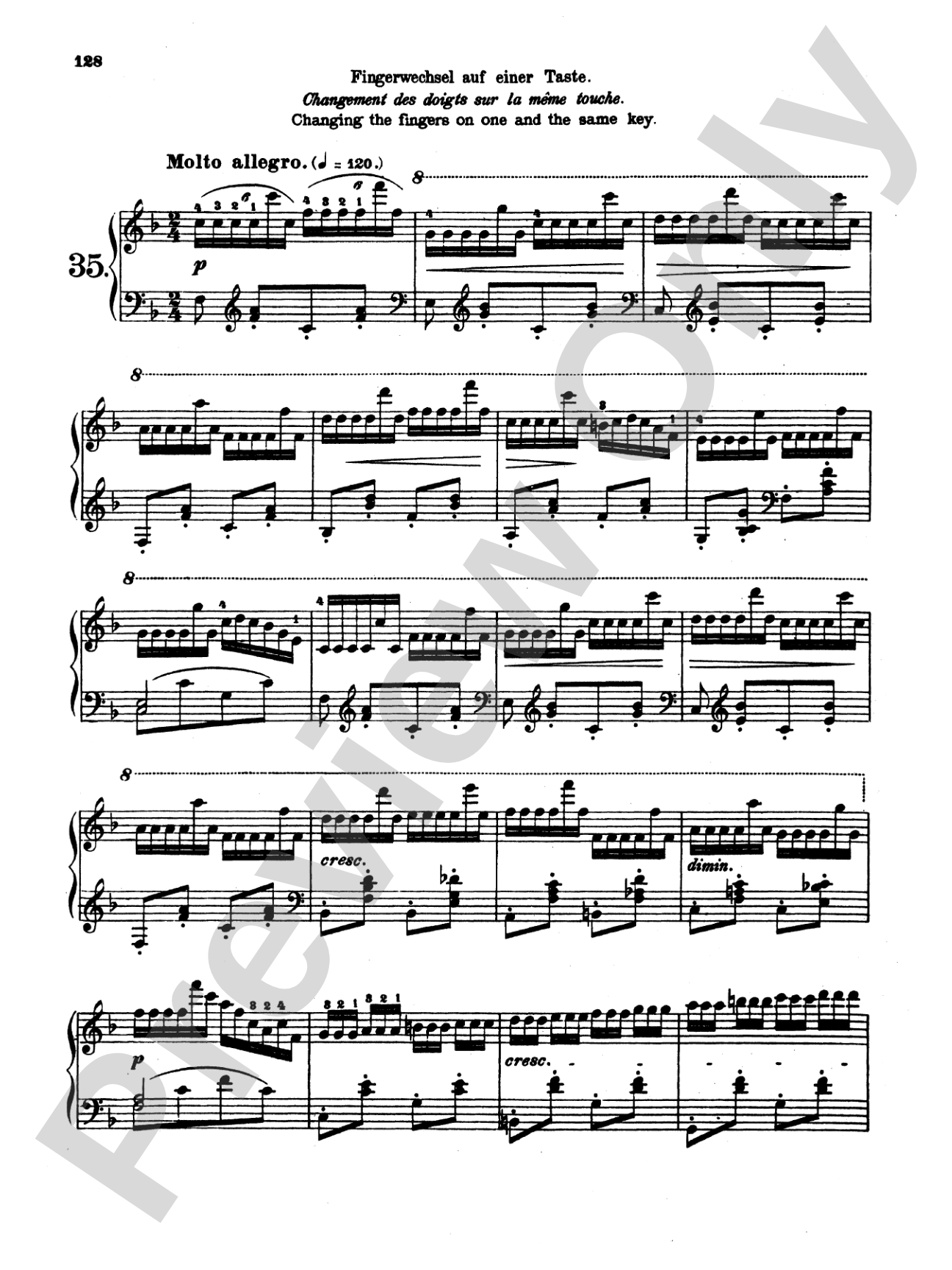 Czerny: Art of Finger Dexterity, Op. 740, Complete