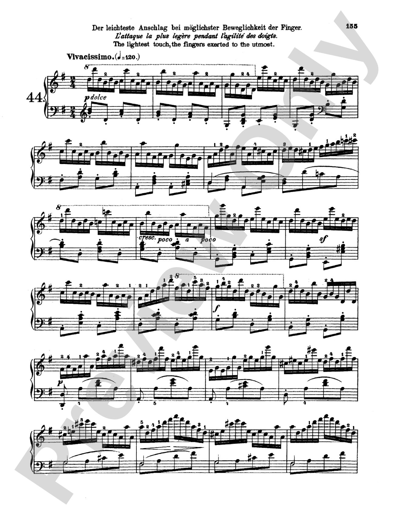 Czerny: Art of Finger Dexterity, Op. 740, Complete