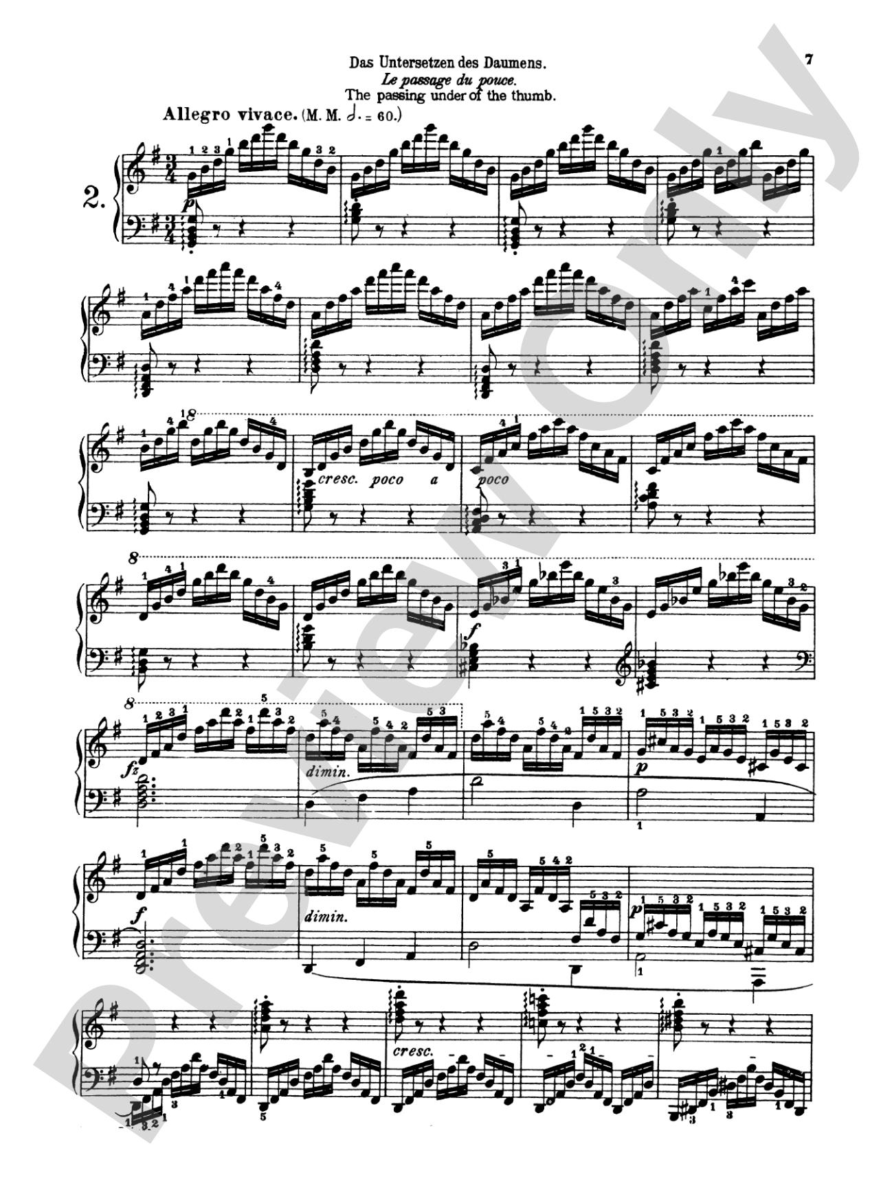 Czerny: Art of Finger Dexterity, Op. 740 (Book I)