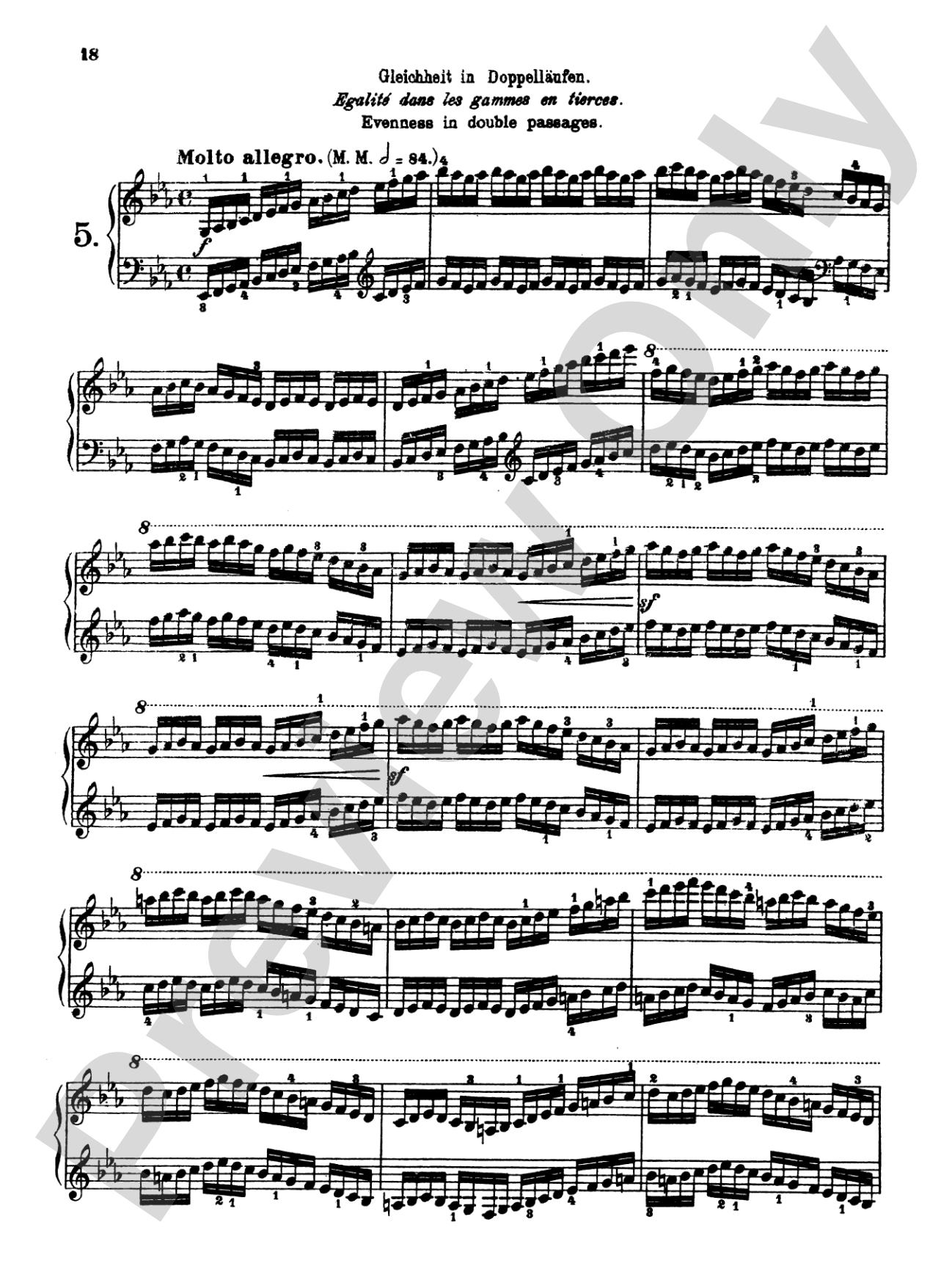 Czerny: Art of Finger Dexterity, Op. 740 (Book I)
