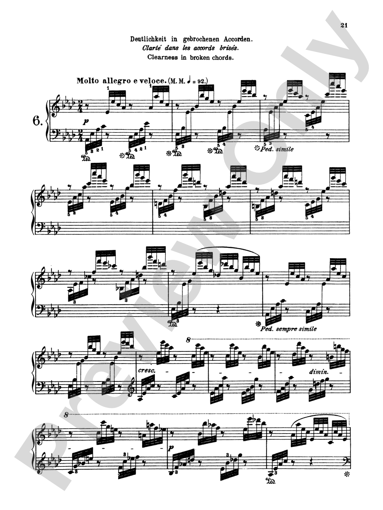 Czerny: Art of Finger Dexterity, Op. 740 (Book I)