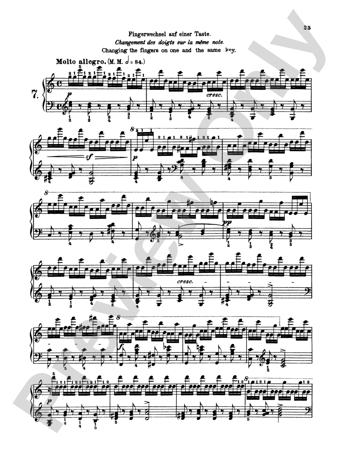 Czerny: Art of Finger Dexterity, Op. 740 (Book I)