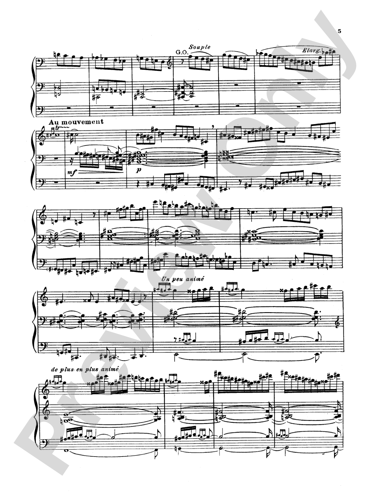 Leguay: Au Maitre De La Paix: Organ Sheet
