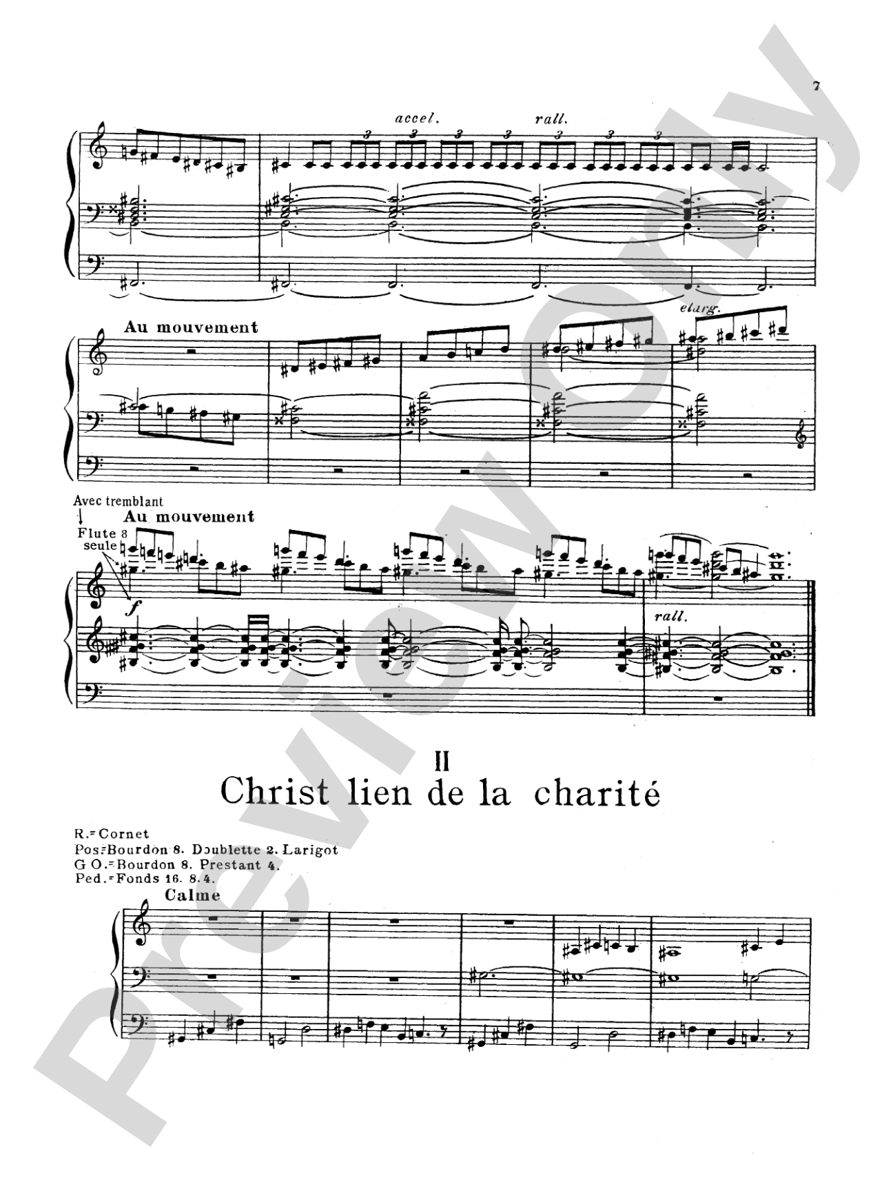 Leguay: Au Maitre De La Paix: Organ Sheet