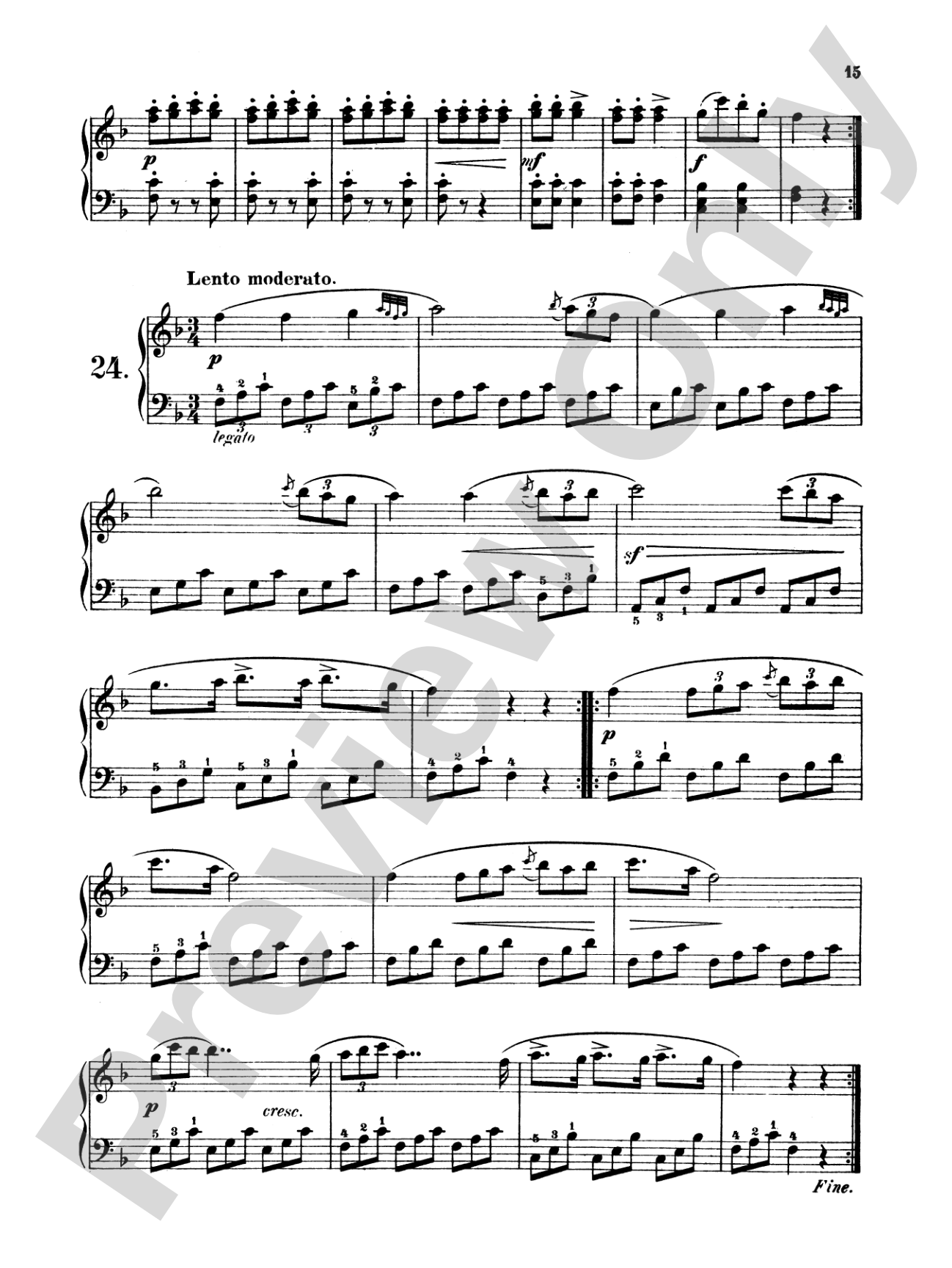 Czerny: Five Finger Studies, Op. 777: Piano Book
