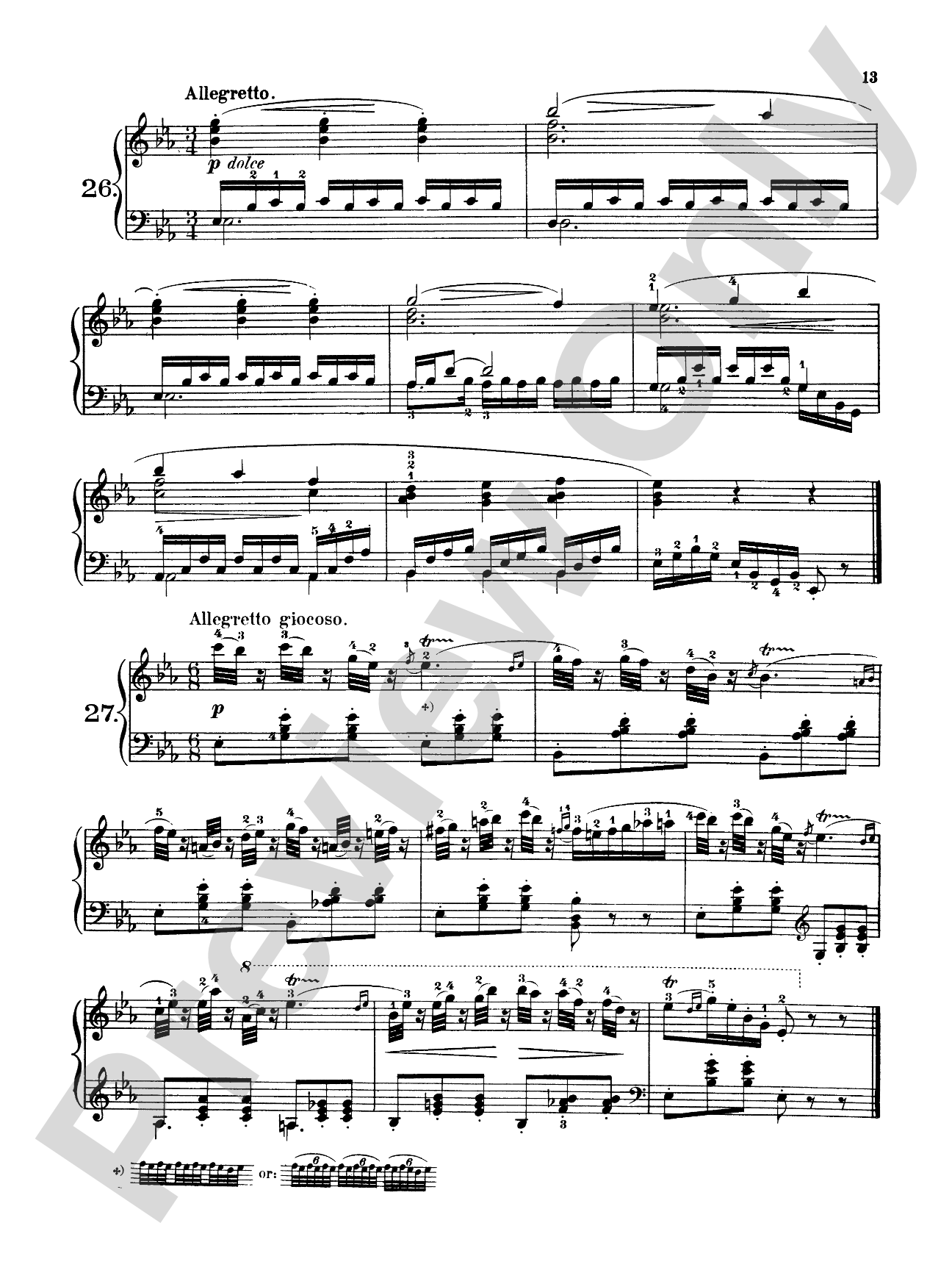 Czerny: 160 Eight-Measure Exercises, 821: Piano Book
