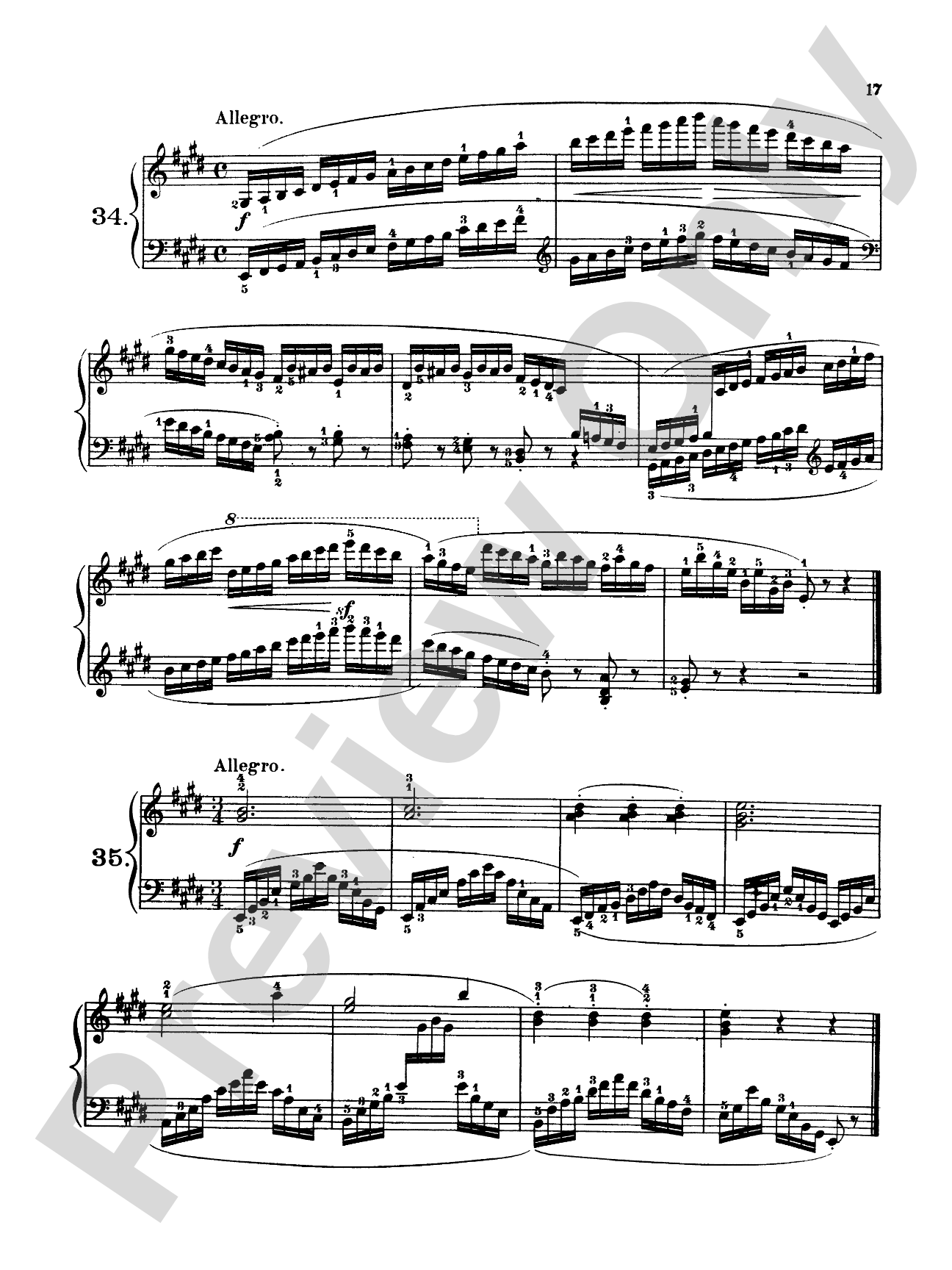Czerny: 160 Eight-Measure Exercises, 821: Piano Book