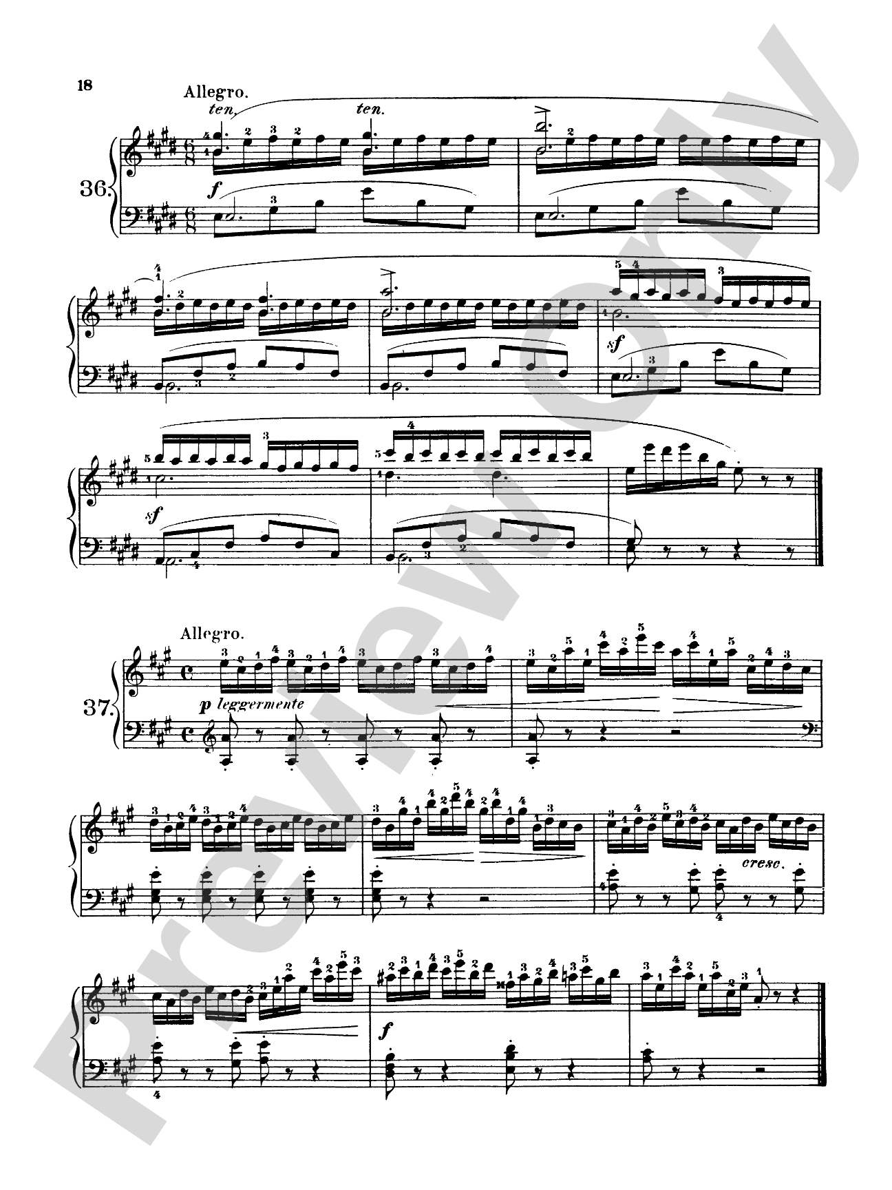 Czerny: 160 Eight-Measure Exercises, 821: Piano Book