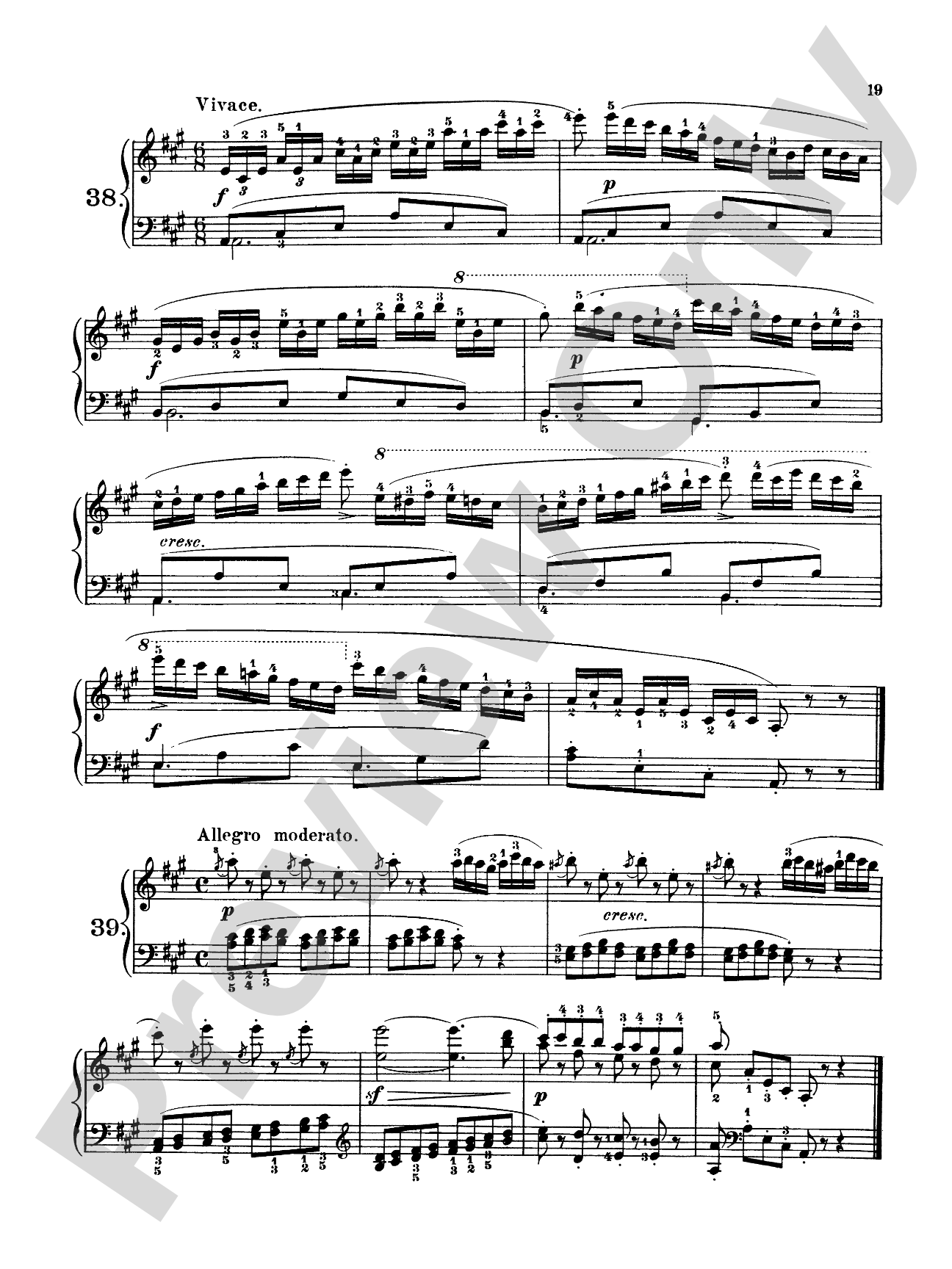 Czerny: 160 Eight-Measure Exercises, 821: Piano Book