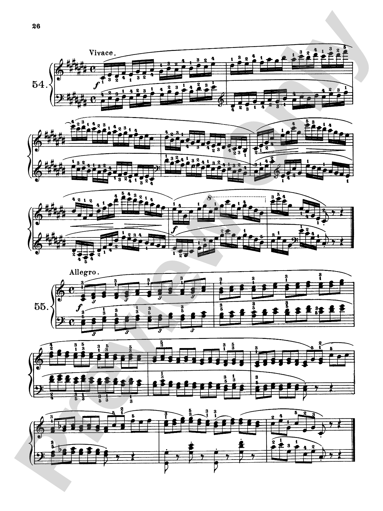 Czerny: 160 Eight-Measure Exercises, 821: Piano Book