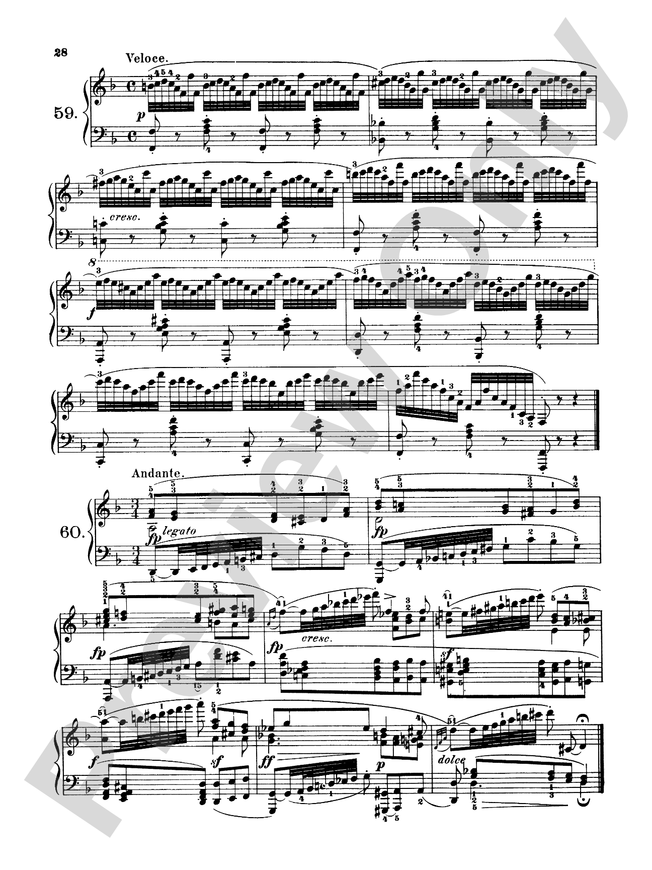 Czerny: 160 Eight-Measure Exercises, 821: Piano Book