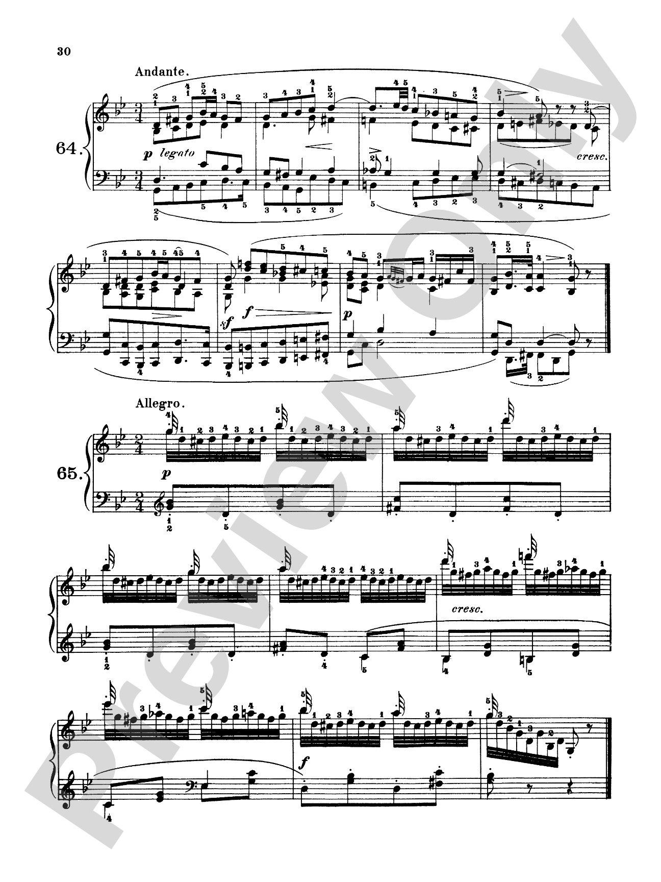 Czerny: 160 Eight-Measure Exercises, 821: Piano Book