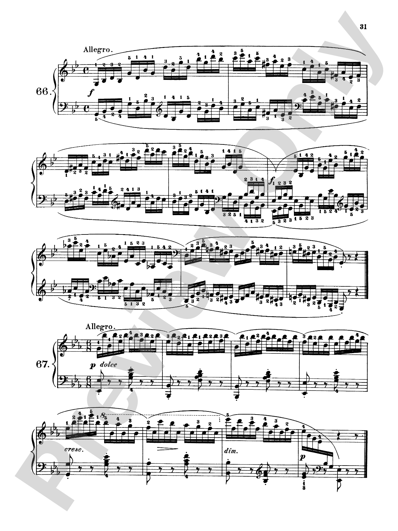 Czerny: 160 Eight-Measure Exercises, 821: Piano Book