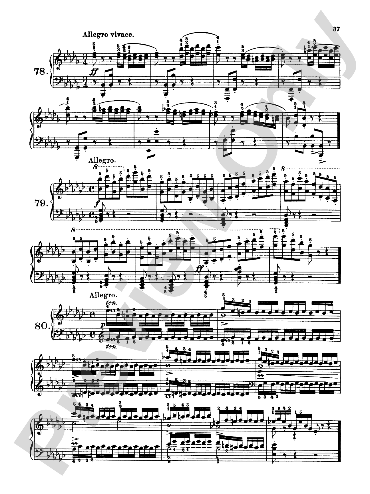 Czerny: 160 Eight-Measure Exercises, 821: Piano Book