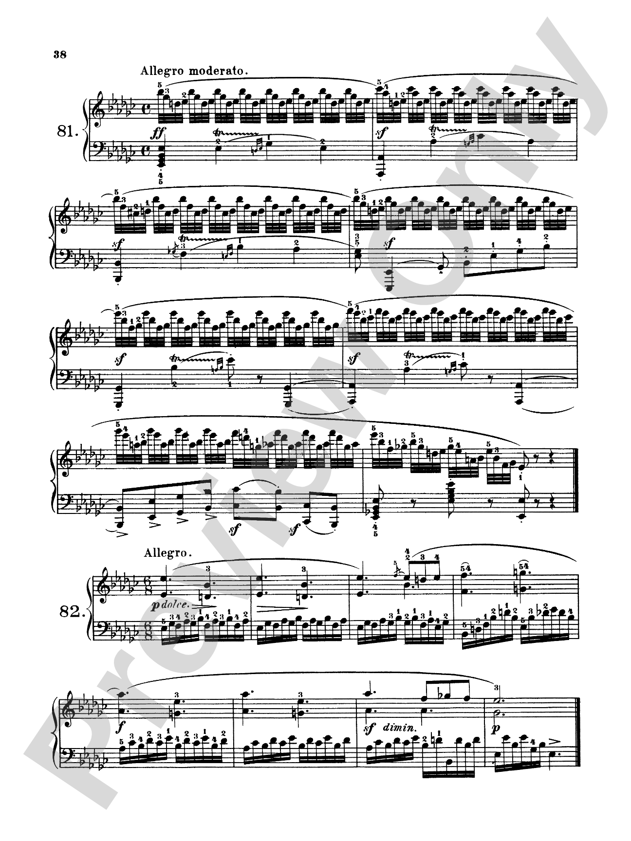 Czerny: 160 Eight-Measure Exercises, 821: Piano Book