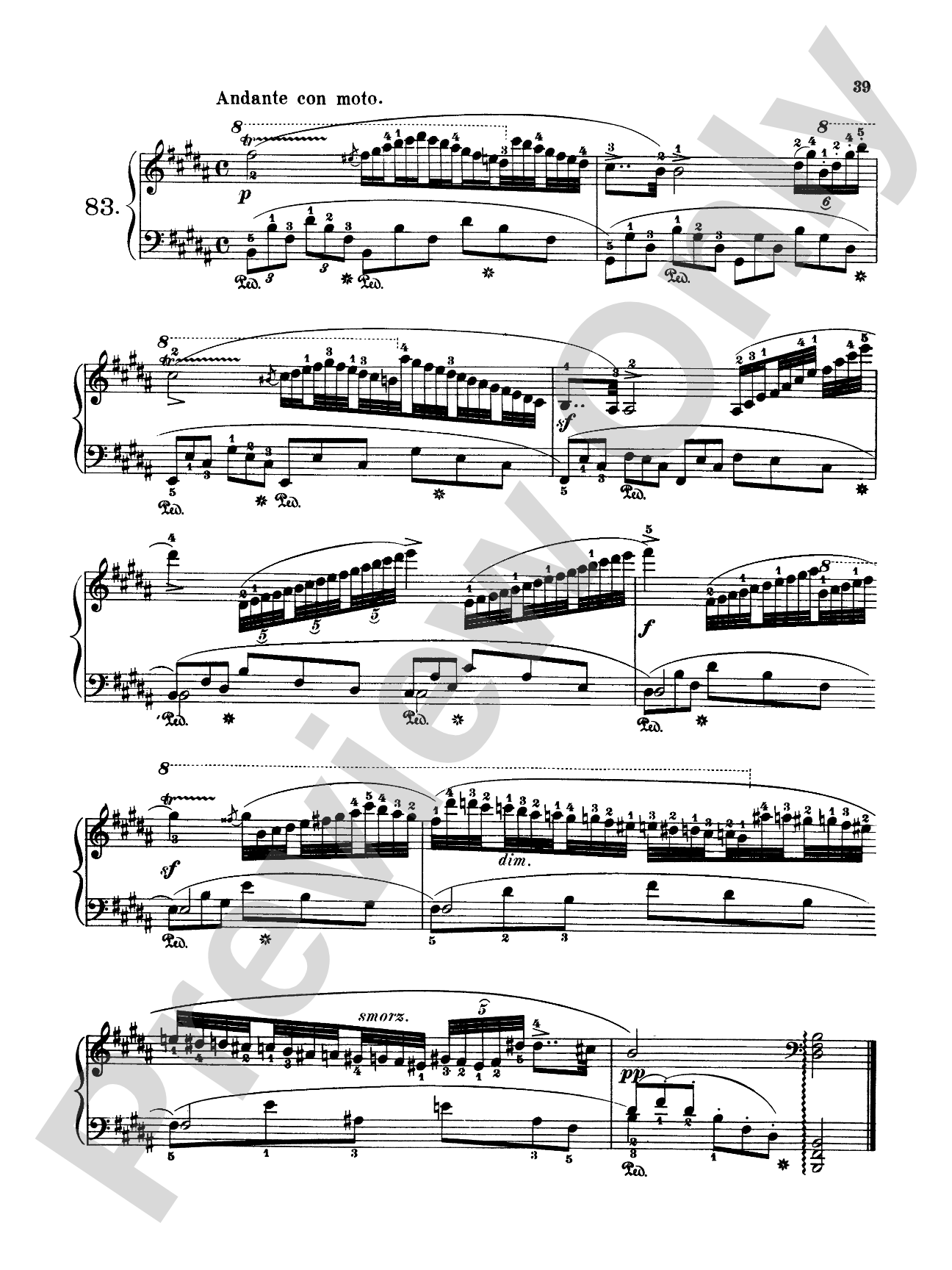Czerny: 160 Eight-Measure Exercises, 821: Piano Book
