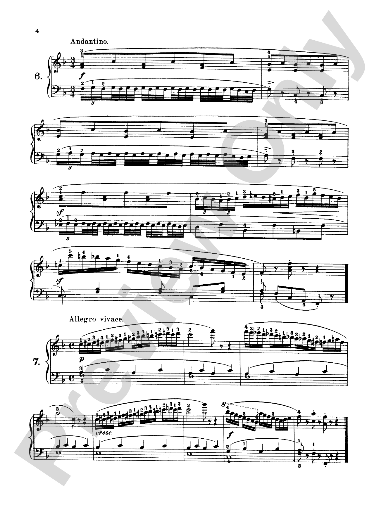 Czerny: 160 Eight-Measure Exercises, 821: Piano Book
