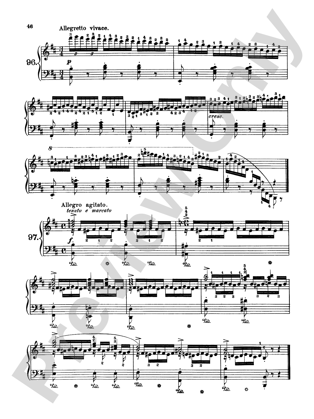 Czerny: 160 Eight-Measure Exercises, 821: Piano Book