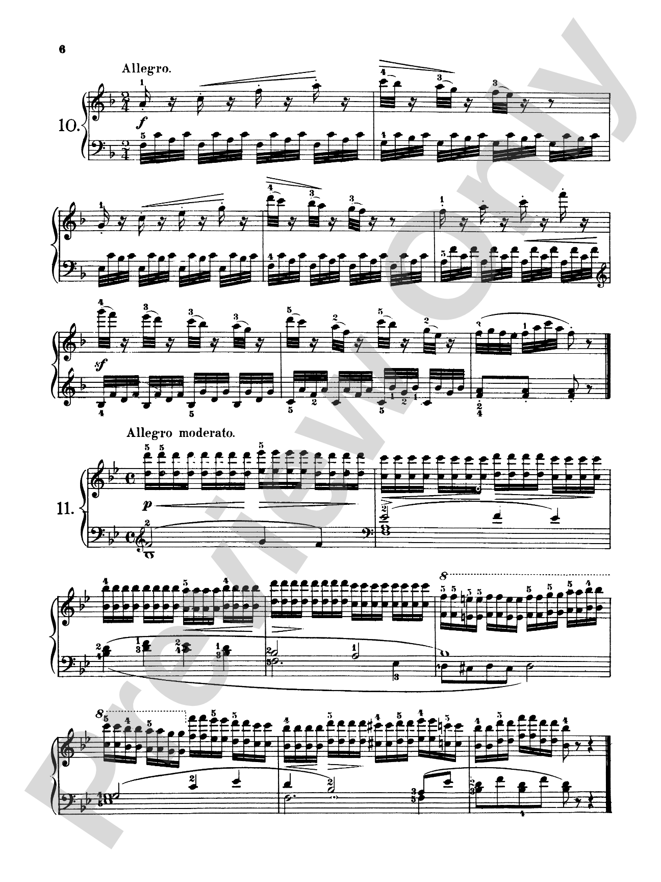 Czerny: 160 Eight-Measure Exercises, 821: Piano Book