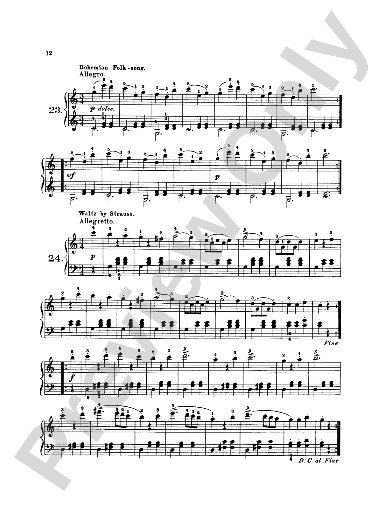 Bach: One-Hundred Recreations, First Instruction in Piano Playing: Piano Book