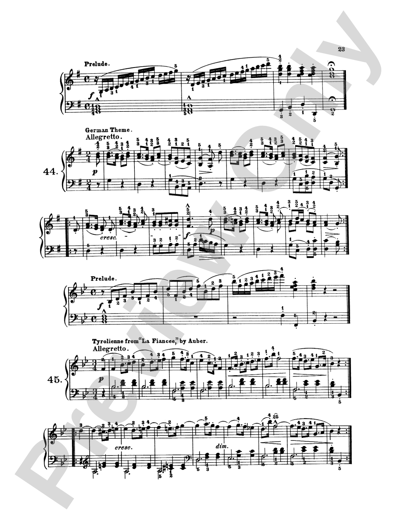 Bach: One-Hundred Recreations, First Instruction in Piano Playing: Piano Book